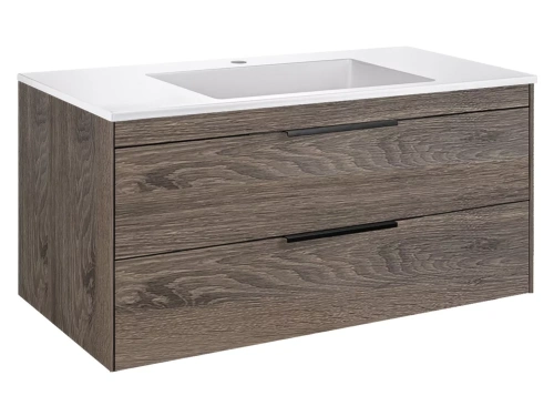 Тумба подвесная Vincea Chiara 2D 1000 R.Oak VMC-2C2100RO