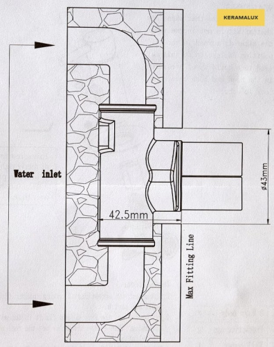 Гигиенический душ CeramaLux KBS/002 золото светлое
