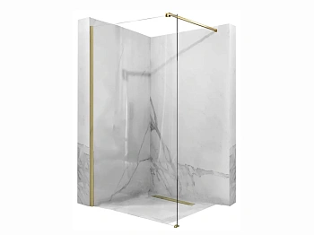 Душевая стенка Rea Aero gold matt 120x195 K4702