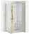 Душевая стенка Rea Rapid gold matt 90 K4705