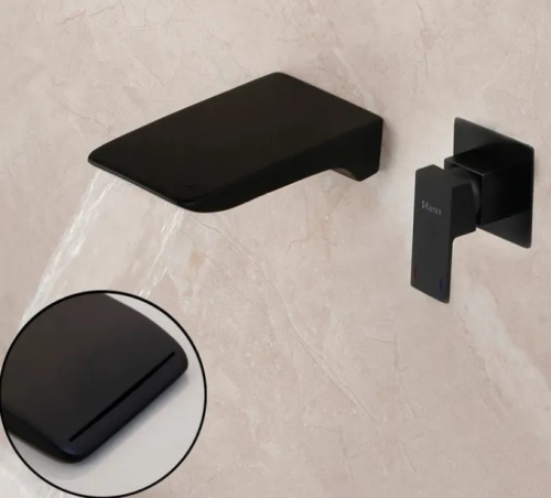 Смеситель для умывальника Rea Mason Black B0690