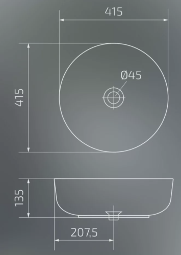 Умывальник Gid Mnc526