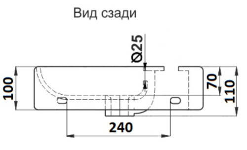 Умывальник CeramaLux 7947AL