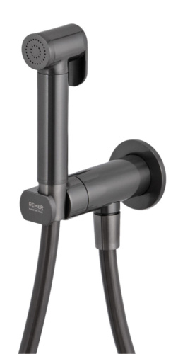 Гигиенический душ Remer X Style N64WCFP, чёрный брашированный хром