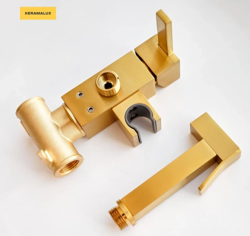 Гигиенический душ CeramaLux KBS/007 золотой матовый