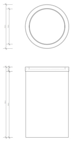 Корзина для бумаги Decor Walther DW 124 0607960