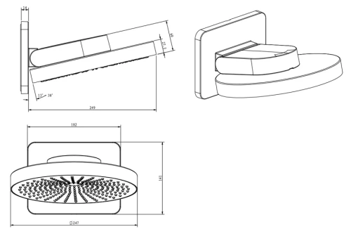 Душевая система Vincea Inspire VSFW-3I21T1RCH