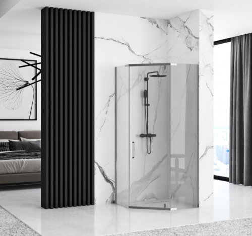 Душевой уголок Rea Axin Chrome 90x90 K8779