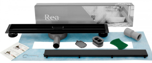Трап для душа Rea Neo&Pure 500 N Pro Black G0999