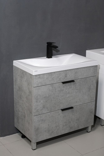 Тумба напольная Vela Каскад Чикаго 80Н бетон матовый TU27089