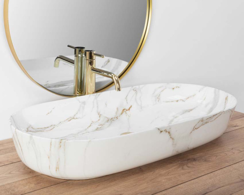 Умывальник Rea Cleo 81 Shinny Aiax U8404