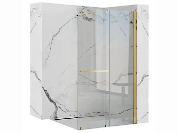 Душевая стенка Rea Cortis gold 120 K8485
