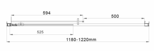 Душевая дверь Vincea Garda VDS-1G120CL