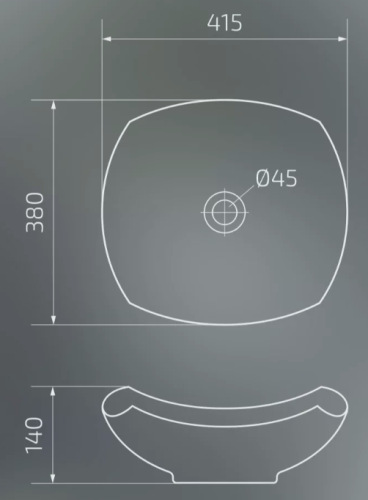 Умывальник Gid N9412