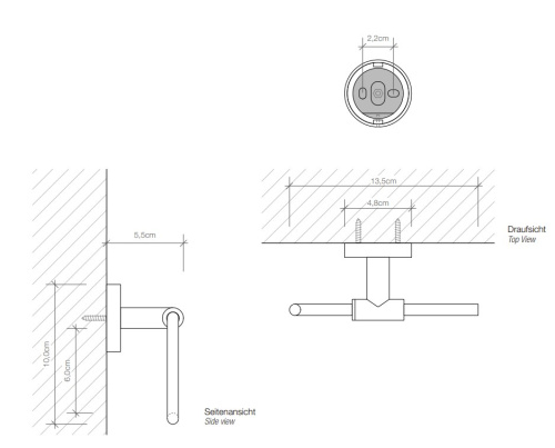 Бумагодержатель Decor Walther Basic TPH3 0530100