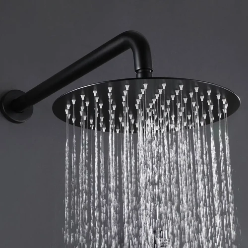 Душевая система Rea Ontario black matt P5501