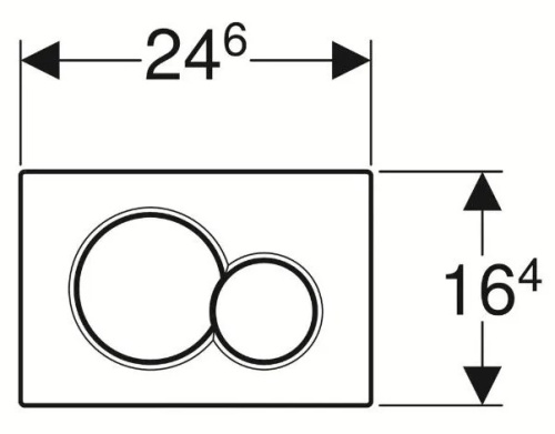 Кнопка смыва Geberit SIGMA 01 115.770.21.5 хром