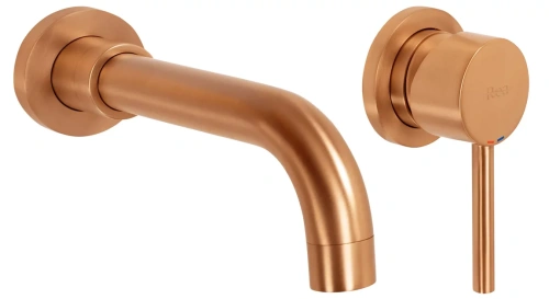 Смеситель для раковины Rea Lungo Long Cooper Brush B4601