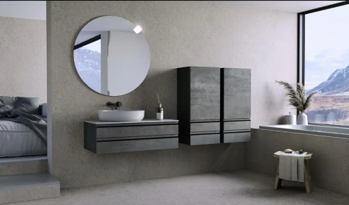 Тумба подвесная Kolpa-san Alexis OA 100 Dark concrete 546280