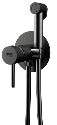 Гигиенический душ Remer X Style X65WCFP, чёрный брашированный хром