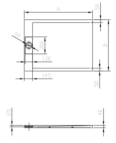 Душевой поддон Kolpa-san Capo 140x100 white 565080