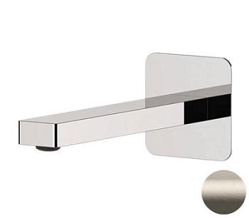 Излив настенный 19 см Remer Slash 91SLXV, сталь