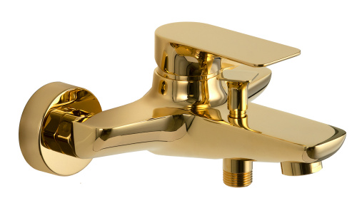 Смеситель для ванны Remer Infinity I05DO, золото глянцевое