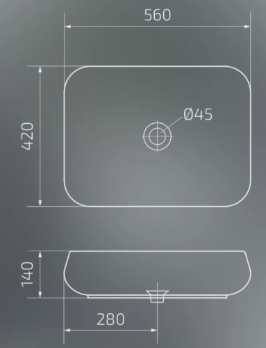 Умывальник Gid N9243
