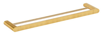 Полотенцедержатель двойной 60 см Remer Lounge LN33BG, золото брашированное