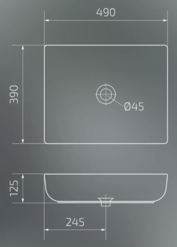 Умывальник Gid N9132