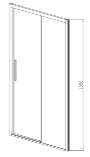 Душевая дверь Vincea Soft VDS-3SO120CLB