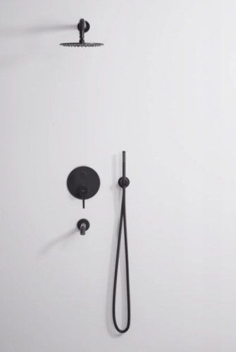 Душевая система Rea Lungo Black P4112