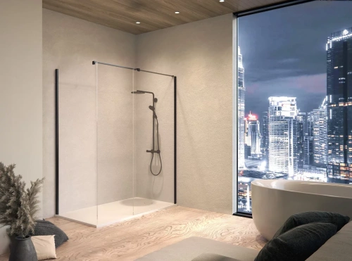 Душевой уголок Kolpa-San Calypso WIN 160x100 black transparent 517720