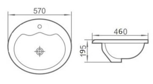 Умывальник CeramaLux 316