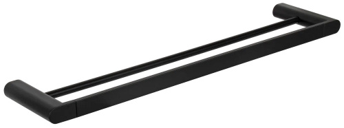 Полотенцедержатель двойной 60 см Remer Lounge LN33NO, черный матовый