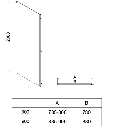 Душевой уголок Vincea Soft 2 VSR-3SO29010CLB