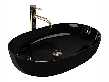 Умывальник Rea Cleo 61 black U6757