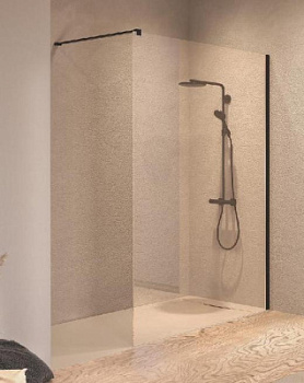 Душевая стенка Kolpa-San Calypso WO 100 black transparent 517580