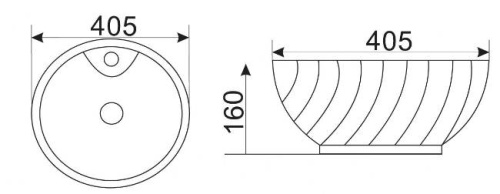 Умывальник CeramaLux 9074