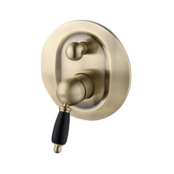 Смеситель для душа Caprigo Adria-uno Black Edition 02B-551-VOT