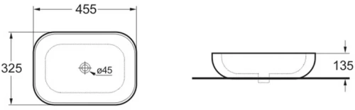 Умывальник Vincea VBS-102MG