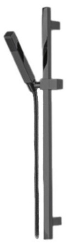 Душевой гарнитур Remer 317S317SSCFP, черный брашированный хром