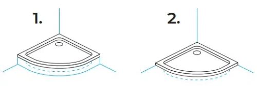 Душевой поддон Kolpa-san Moonwalk R 100x100 R550 manhattan 922890