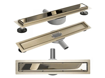 Трап для душа Rea Pure Neo Mirror Gold Pro 600 G5610