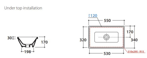 Умывальник Globo STOCKHOLM FO056BI