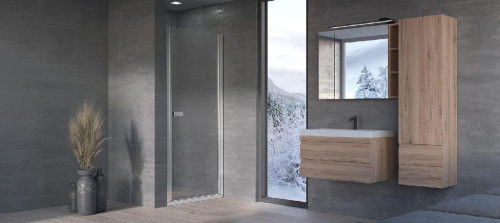 Душевая дверь Kolpa-San Andromeda N 90 silver brill transparent 516700