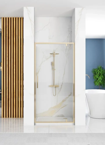 Душевая дверь Rea Rapid Swing gold 90 K5618