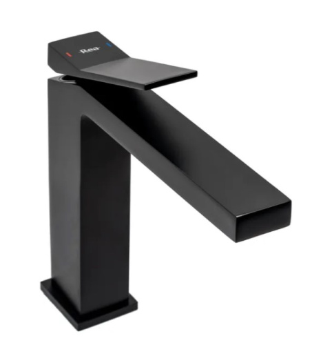 Смеситель для умывальника Rea Duet Black B4412