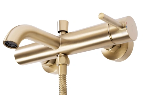 Смеситель для ванны Rea Lungo Gold matt B8010