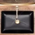 Умывальник Rea Inga black marble matt U8006 Умывальник Rea Inga black marble matt U8006